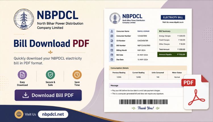 NBPDCL Bill Download PDF
