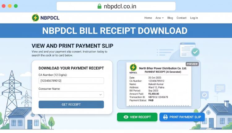NBPDCL Bill Receipt